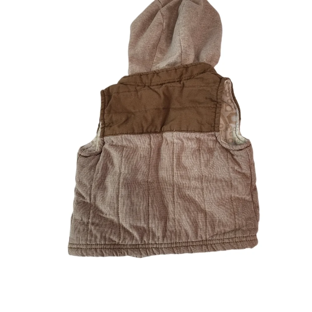 Genuine Kids From Oshkosh Removable Hodded Three Button Vest Size 12 M